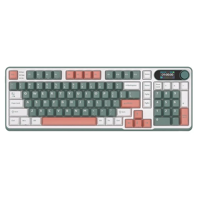 Teclado Royal Kludge Rk S98 Wireless Camping Sw Brown
