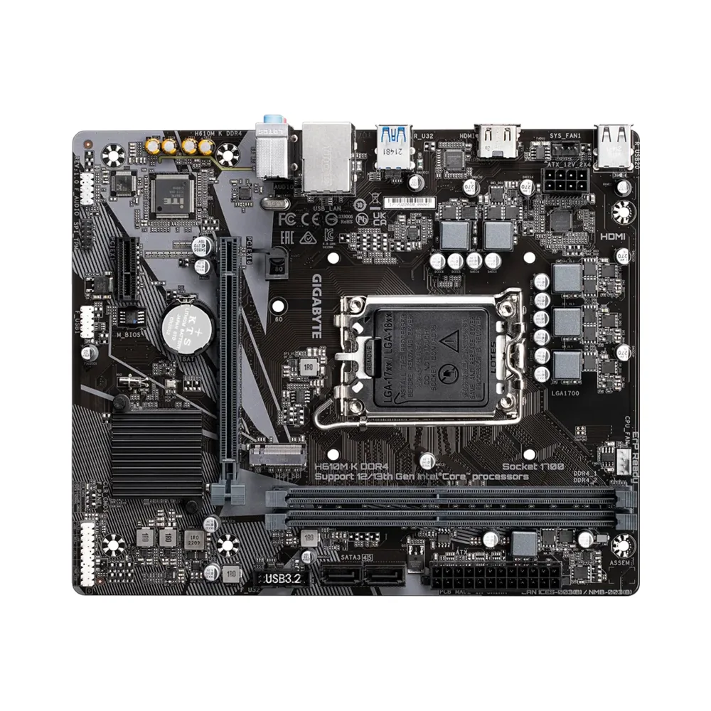 MOTHER H610M K DDR4 GIGABYTE 12GEN