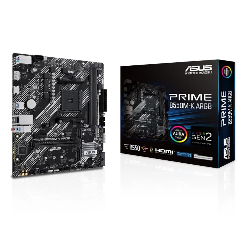 Motherboard Prime B550m-k Argb Asus Am4