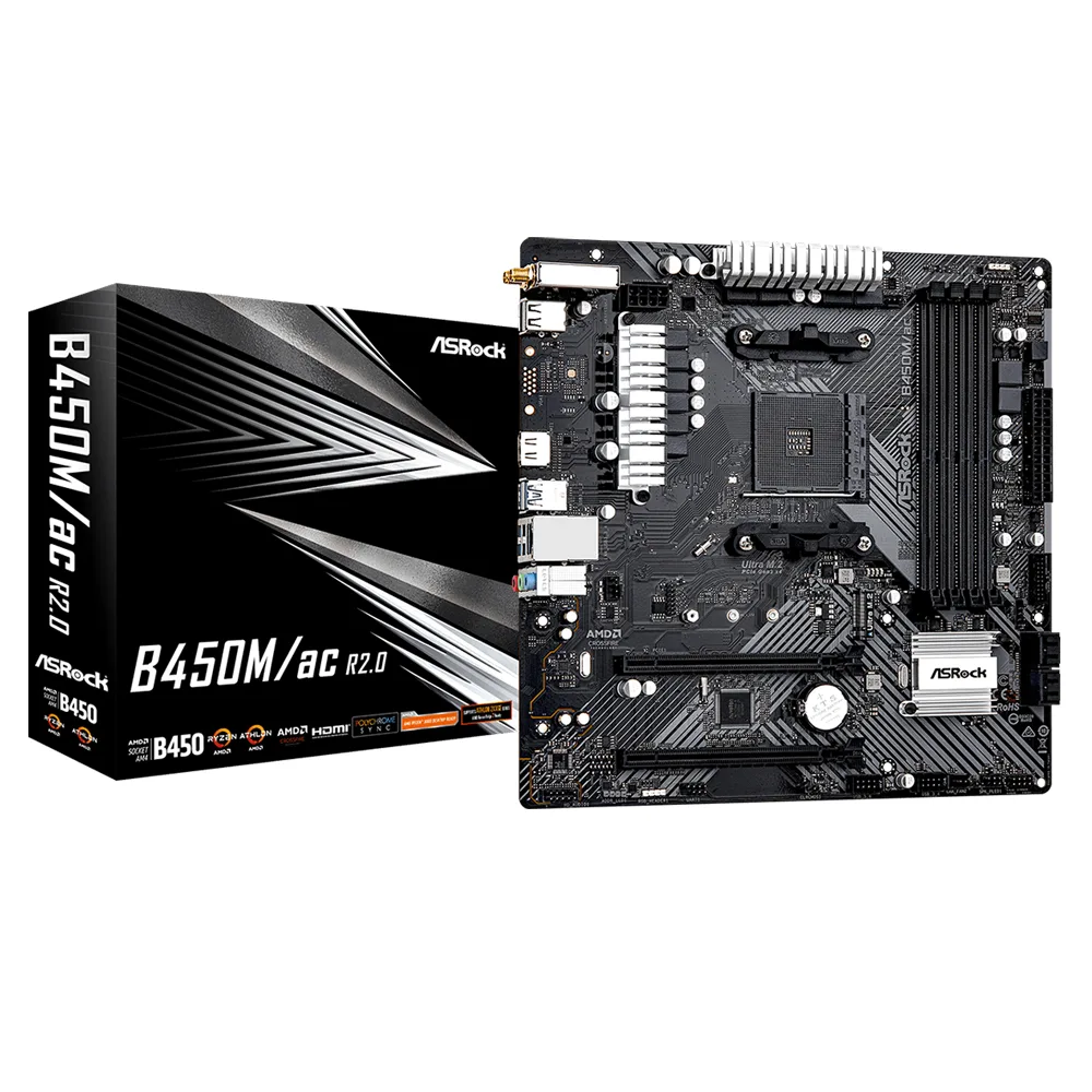 MOTHER B450M-AC R2.0 WIFI ASROCK AM4