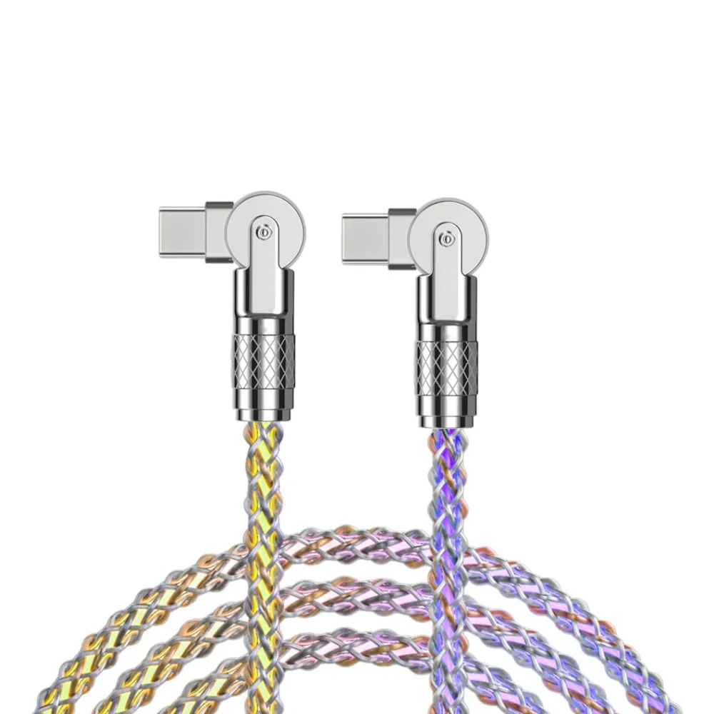 CABLE USB TIPO C RGB 100W 1M KELYX