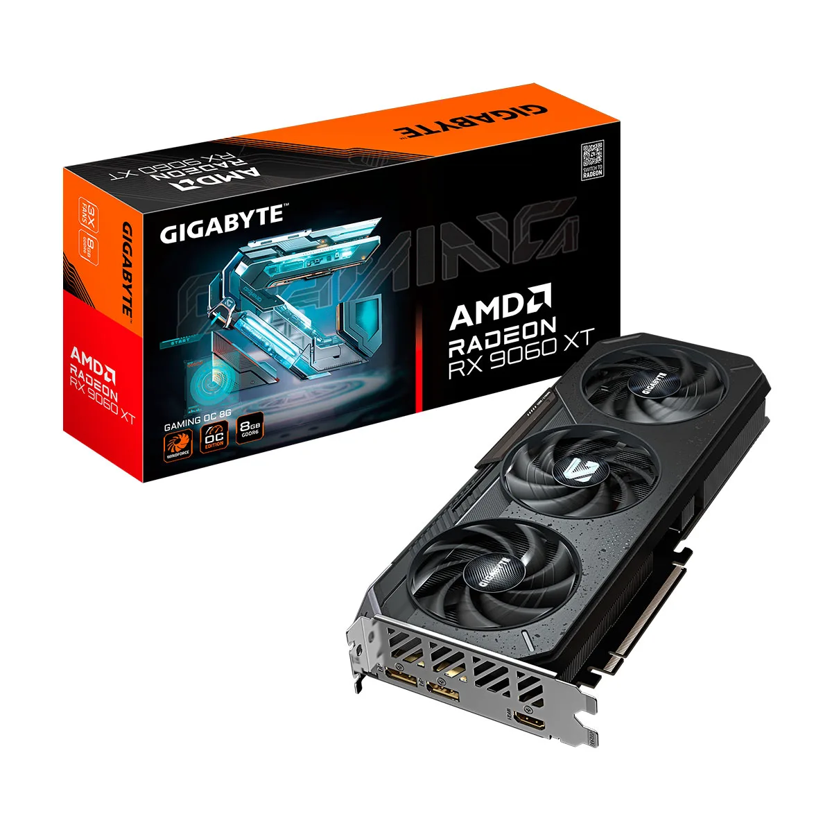 Placa De Video Radeon Rx 9060 Xt Gaming Oc 8g Gigabyte