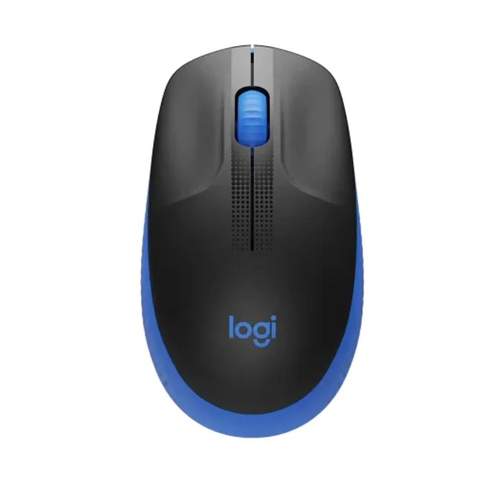 MOUSE M190 WIRELESS BLACK BLUE LOGITECH
