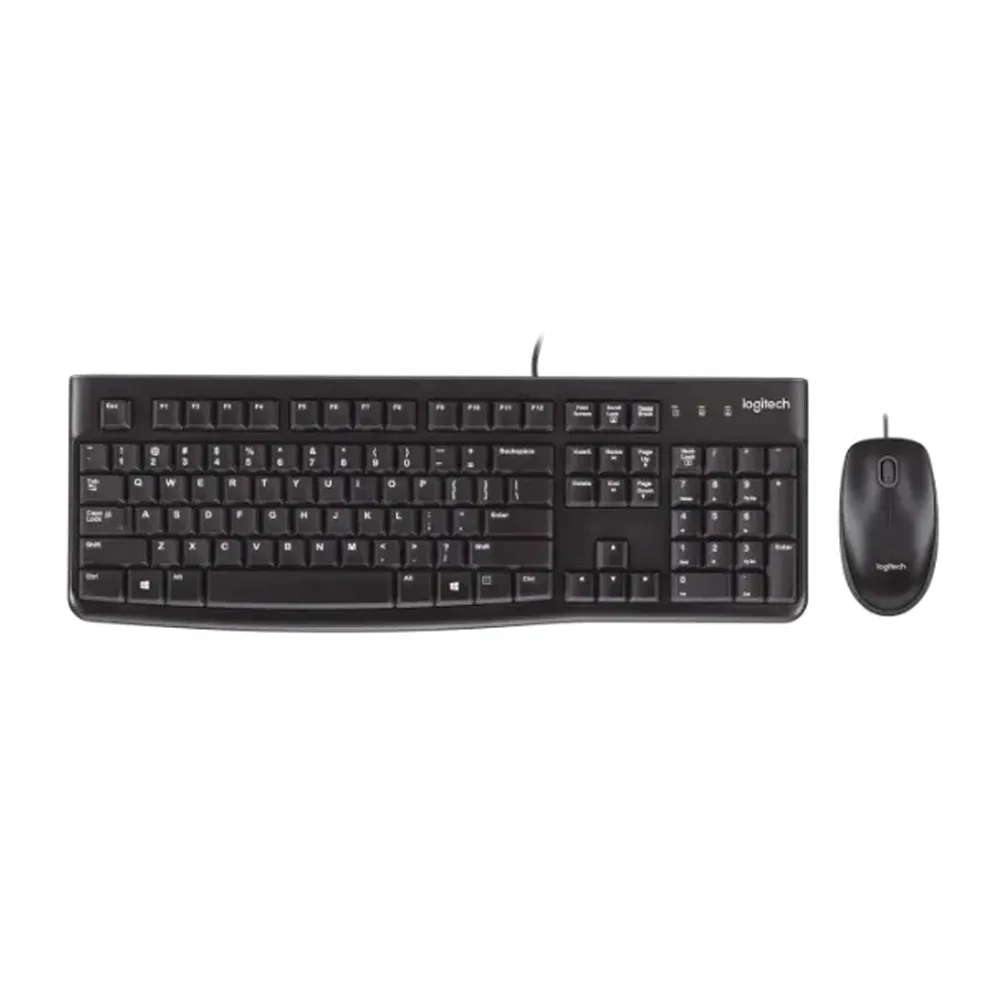 Kit Teclado + Mouse Mk120 Black Logitech