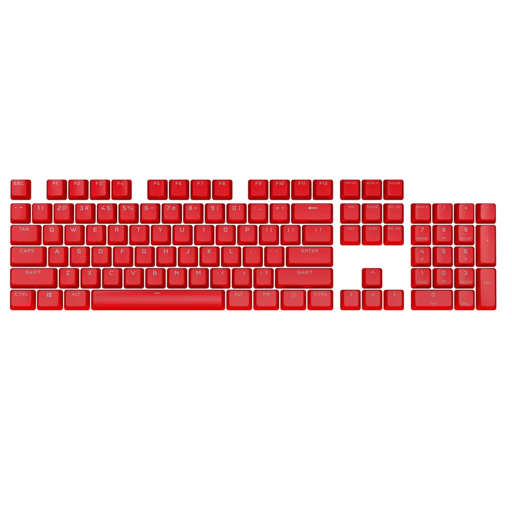 KEYCAP PBT DOUBLE-SHOT PRO ORIGIN RED US CORSAIR