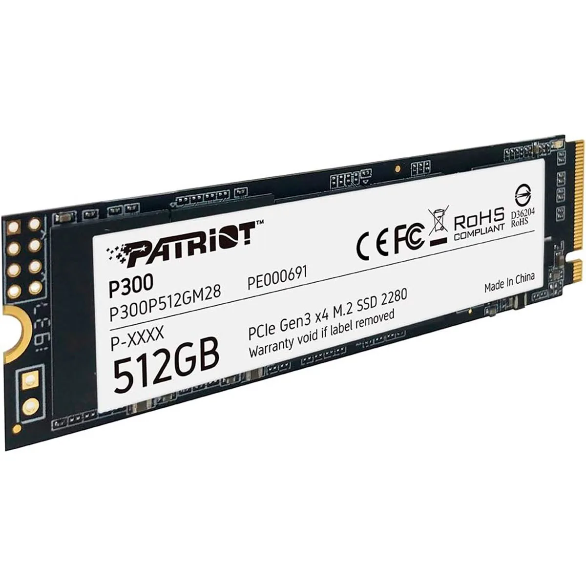Disco Ssd 512gb M.2 P300 Gen3 Patriot