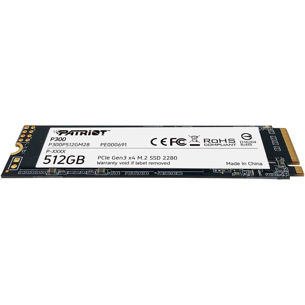 Disco Ssd 512gb M.2 P300 Gen3 Patriot