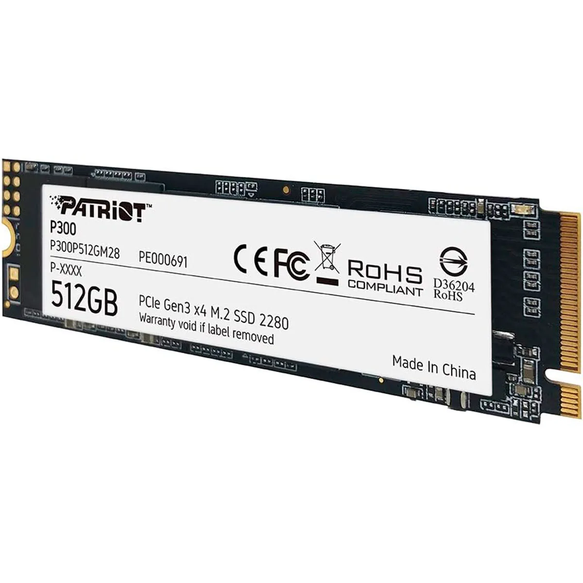 Disco Ssd 512gb M.2 P300 Gen3 Patriot