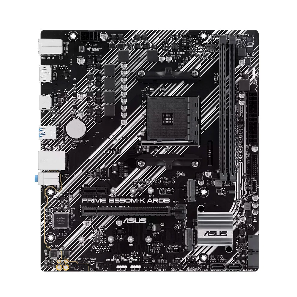 Motherboard Prime B550m-k Argb Asus Am4 Outlet