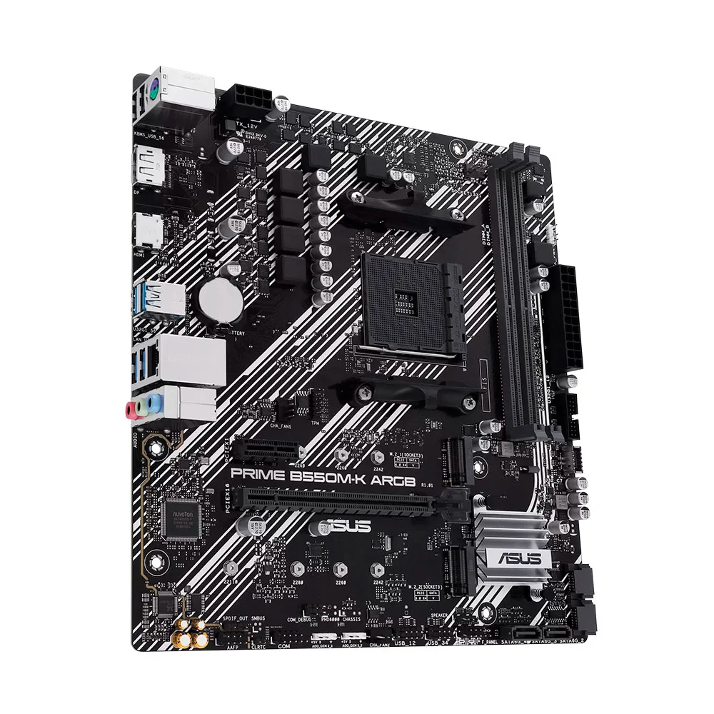 Motherboard Prime B550m-k Argb Asus Am4 Outlet