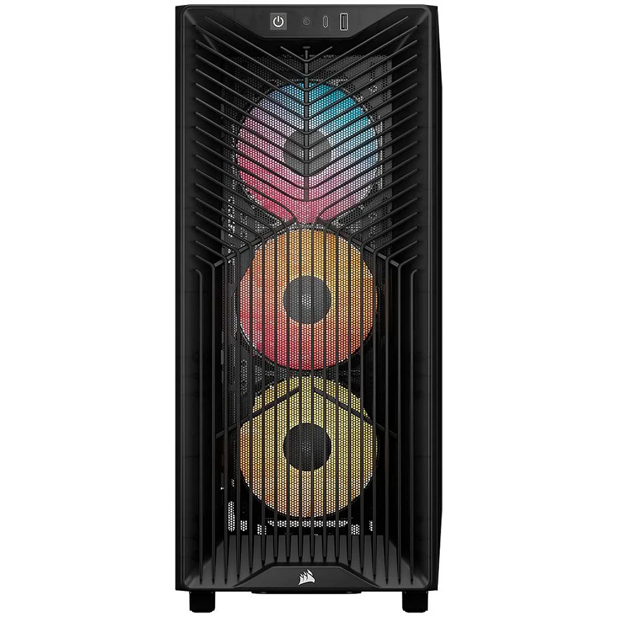 Gabinete 3200d Rs Argb Smoke Tg Corsair