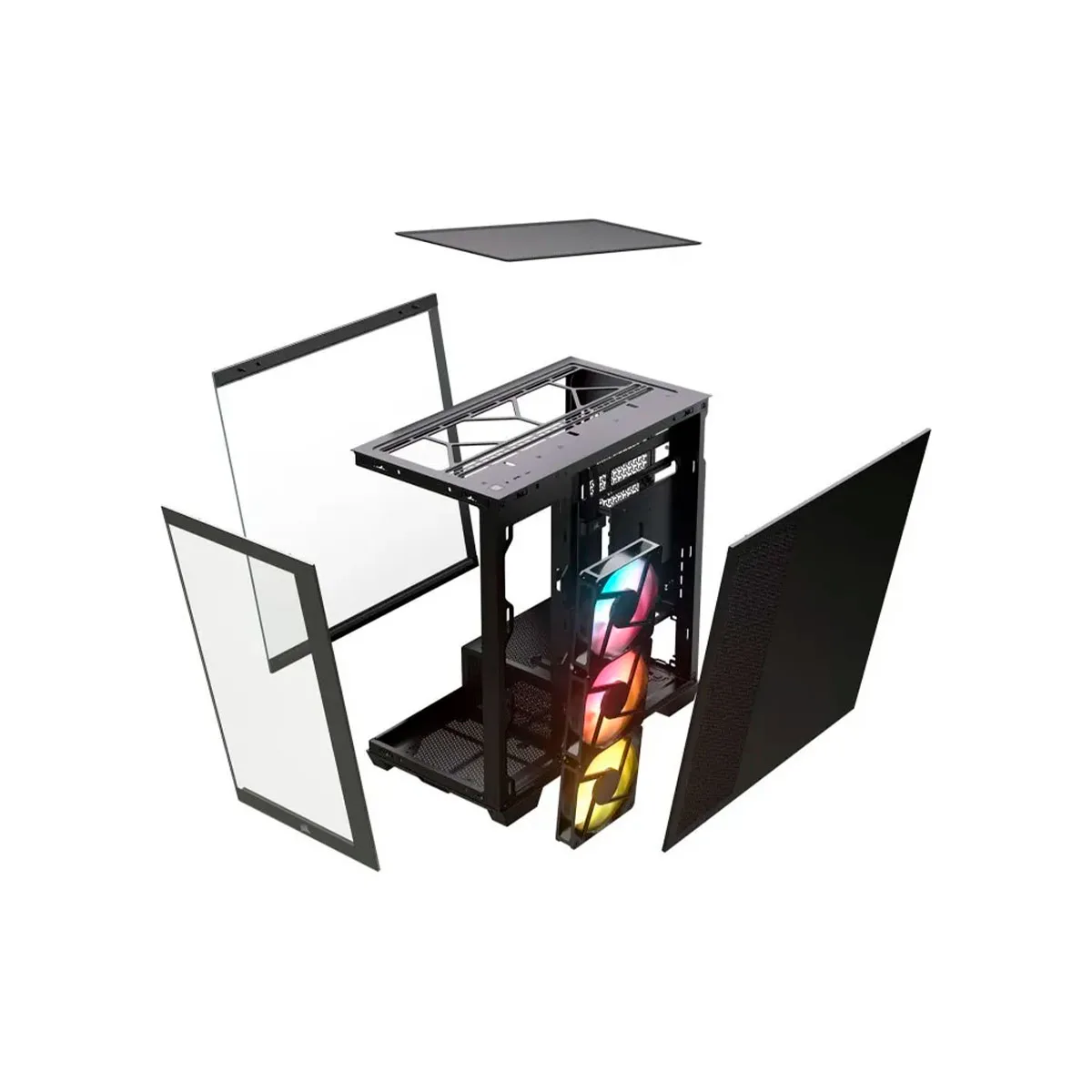 Gabinete 2800x Rs-r Argb Black Tg Corsair