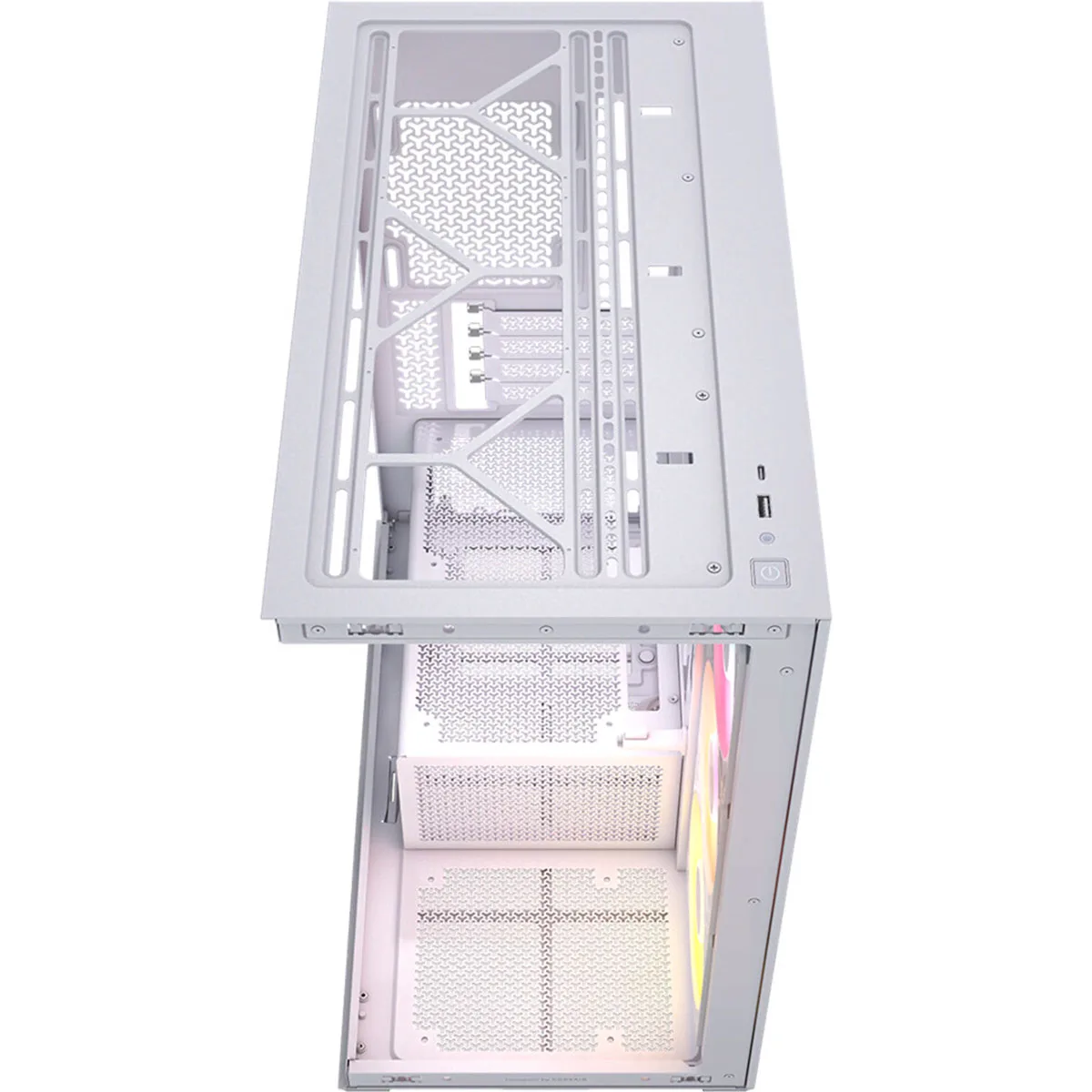 Gabinete 2800x Rs-r Argb White Tg Corsair