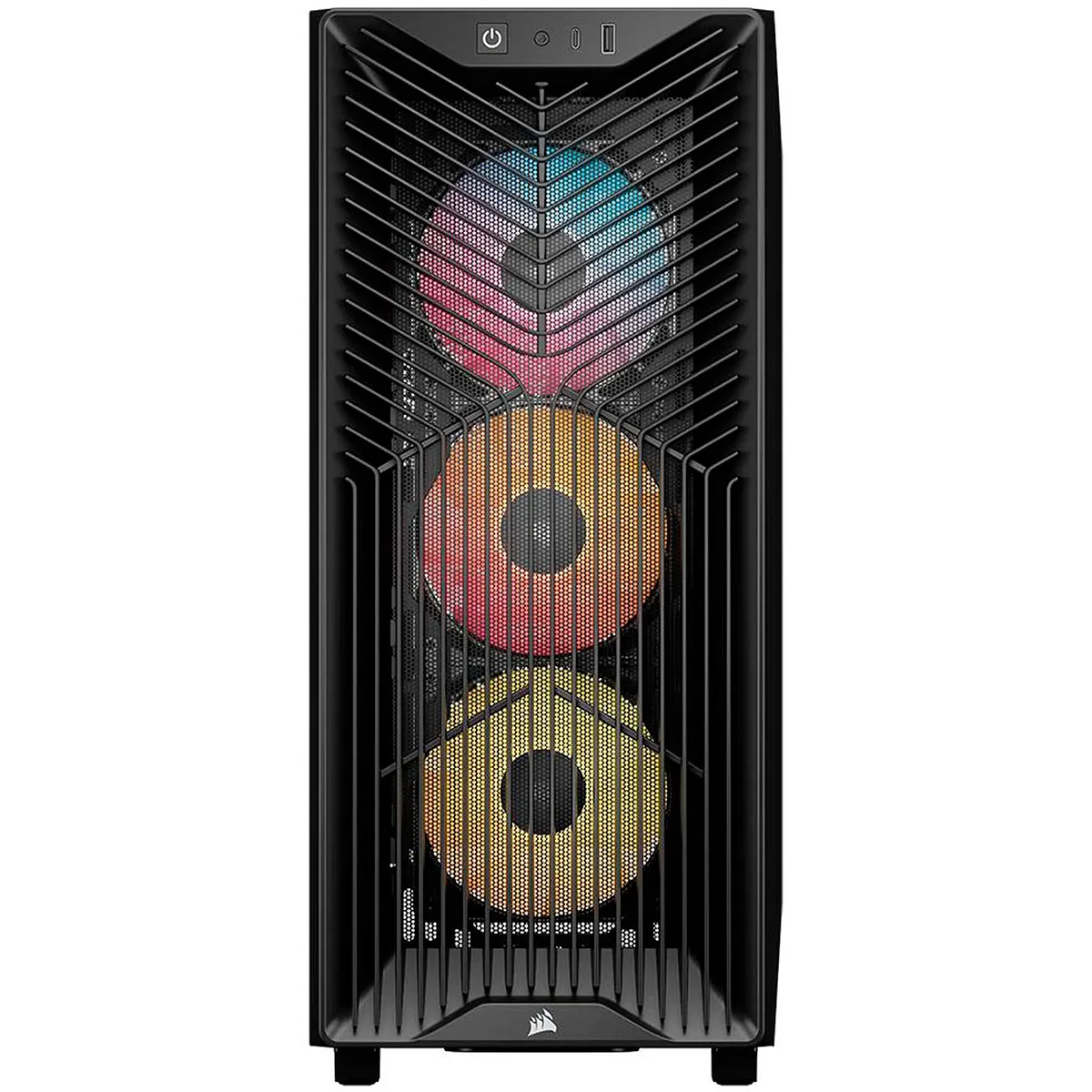 Gabinete 3200d Rs Argb Black Tg Corsair