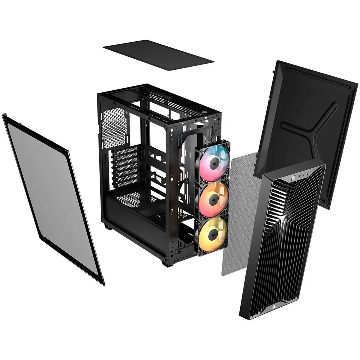 Gabinete 3200d Rs Argb Black Tg Corsair