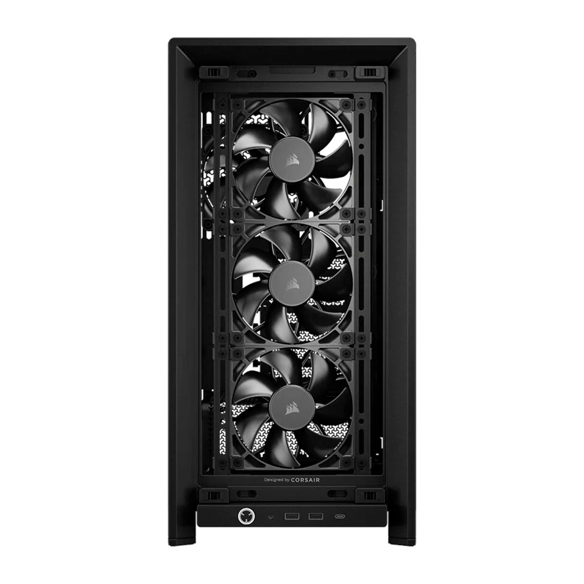 Gabinete Icue 4000x Rs Tg Black Corsair