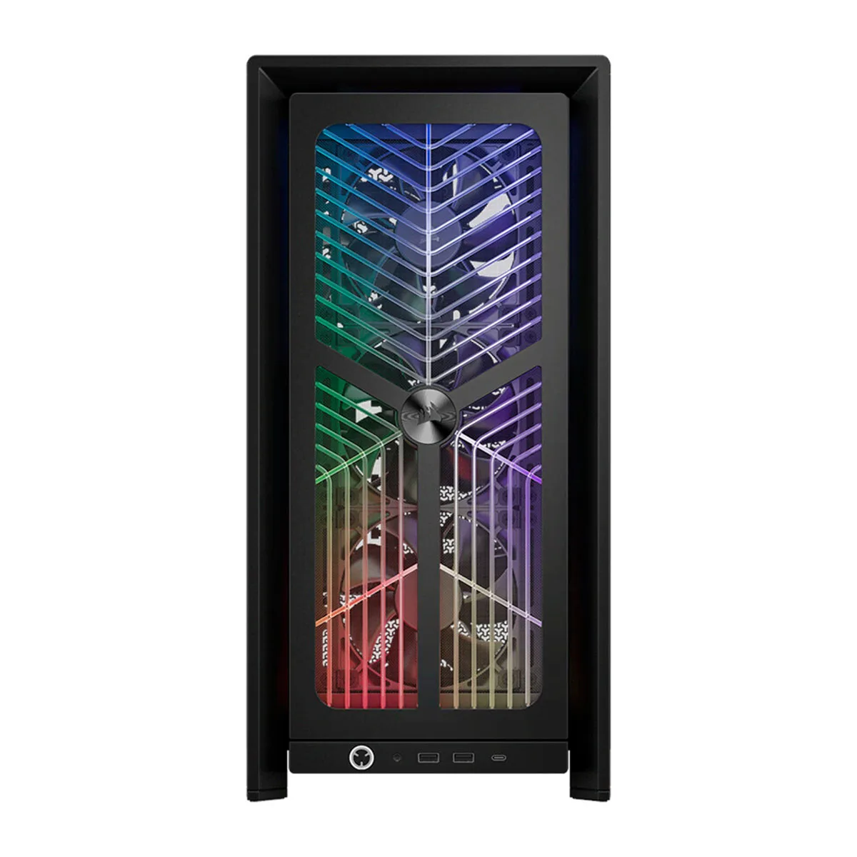 Gabinete Icue 4000x Rs Tg Black Corsair