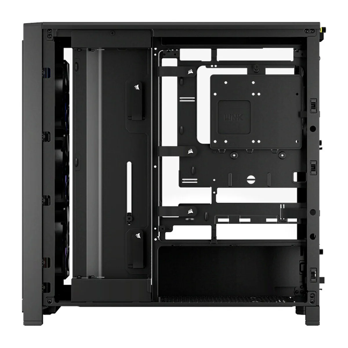 Gabinete Icue 4000x Rs Tg Black Corsair