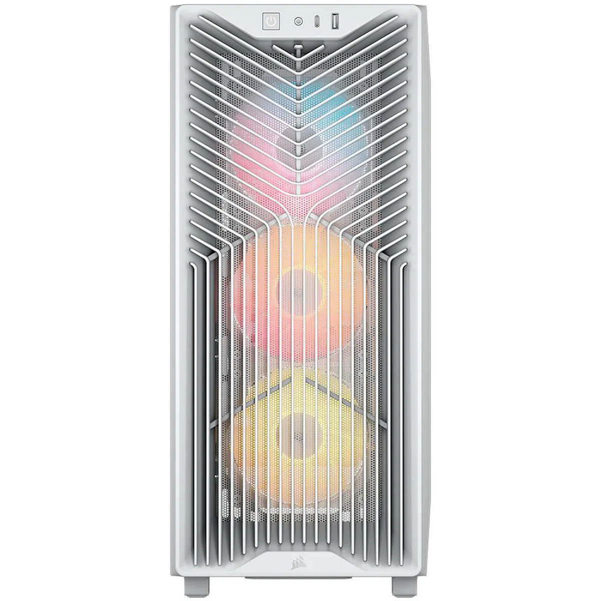 Gabinete 3200d Rs Argb White Tg Corsair