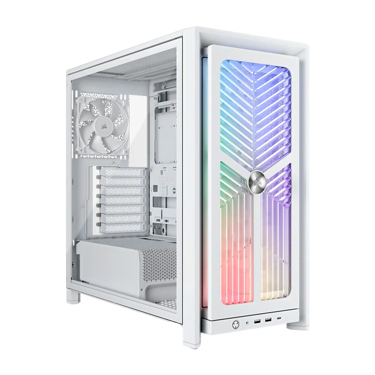 GABINETE ICUE 4000X RS TG WHITE CORSAIR