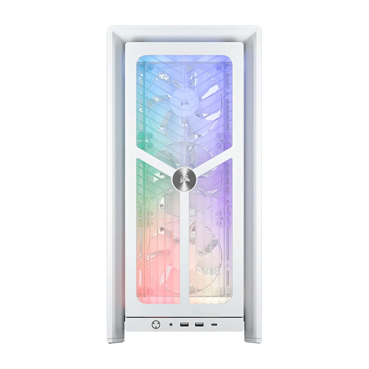 Gabinete Icue 4000x Rs Tg White Corsair