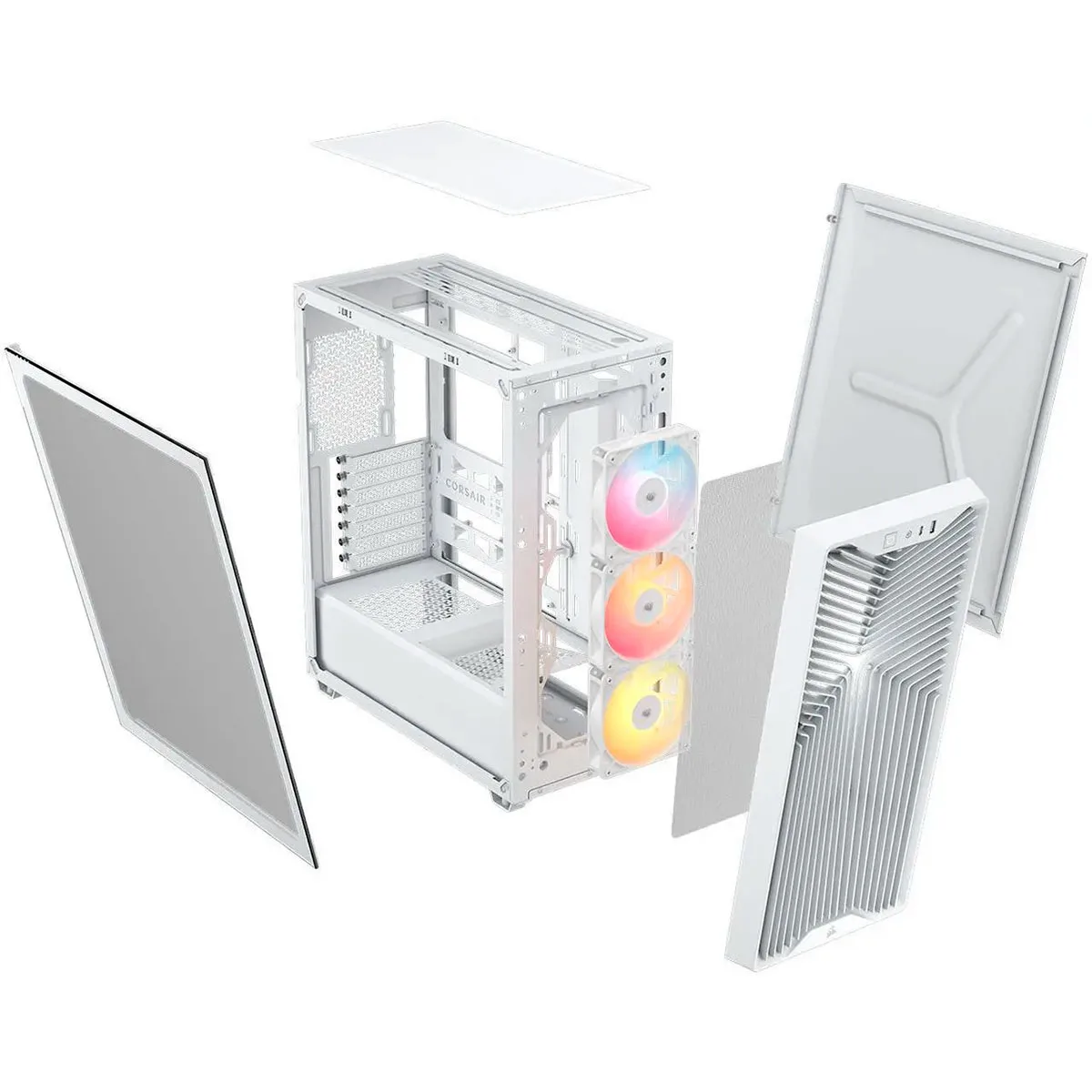 Gabinete 3200d Rs Argb White Tg Corsair
