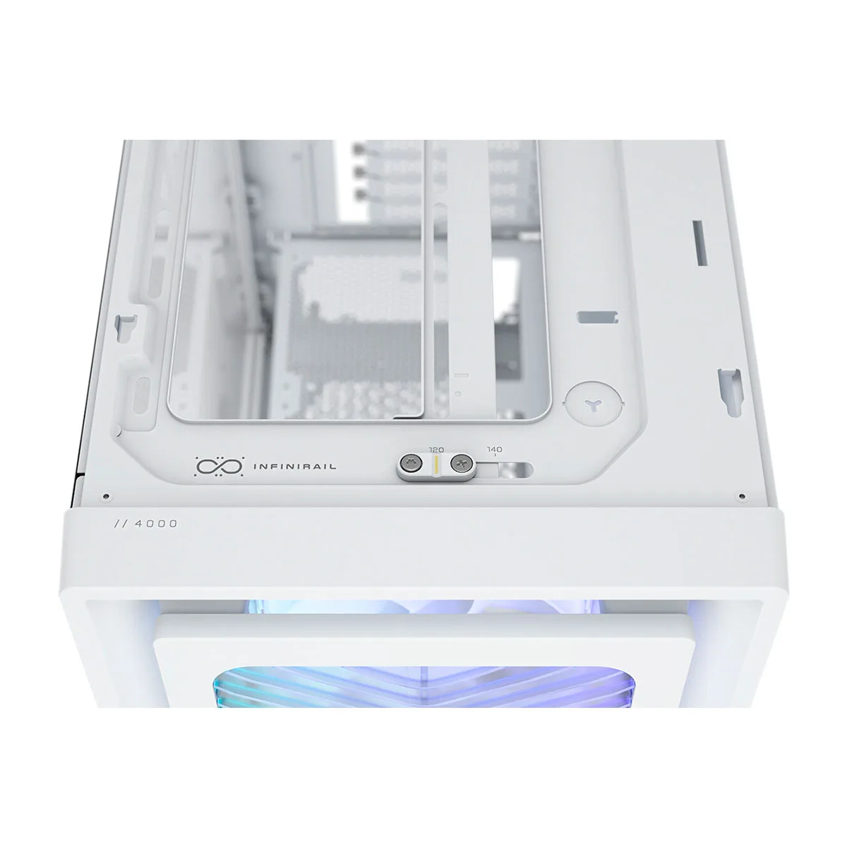 Gabinete Icue 4000x Rs Tg White Corsair