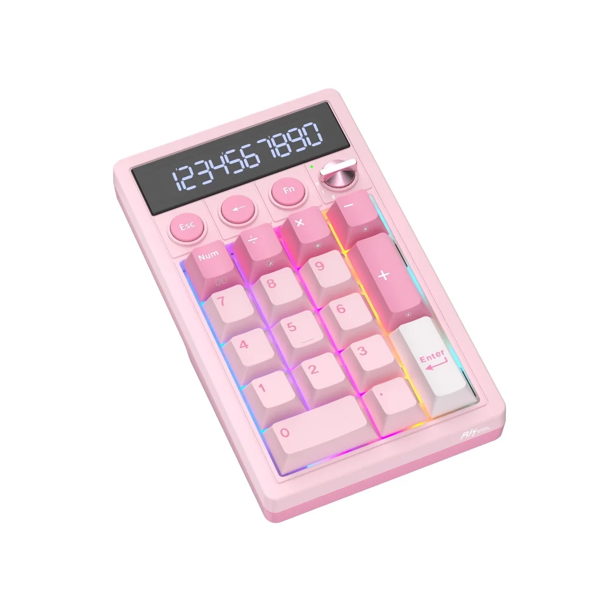 Teclado Numerico Royal Kludge Rkm20 Pink Melody Violet Switch Numpad