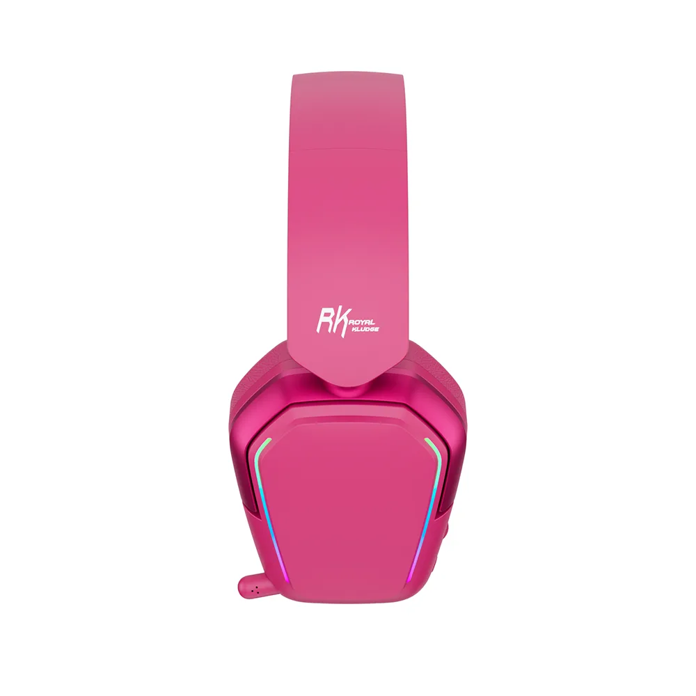 Auricular Wireless Royal Kludge Hg101 Berry Red Tri Mode