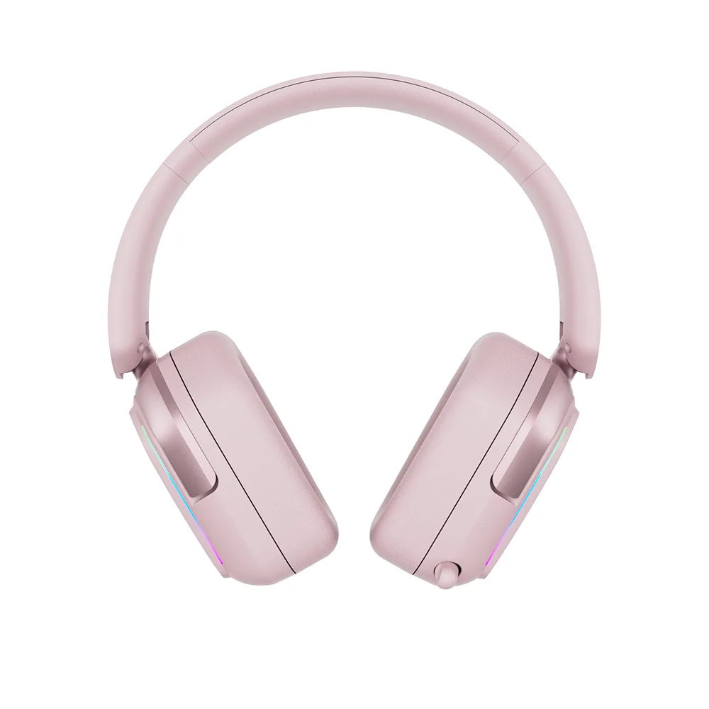 Auricular Wireless Royal Kludge Hg101 Pearl Pink Tri Mode