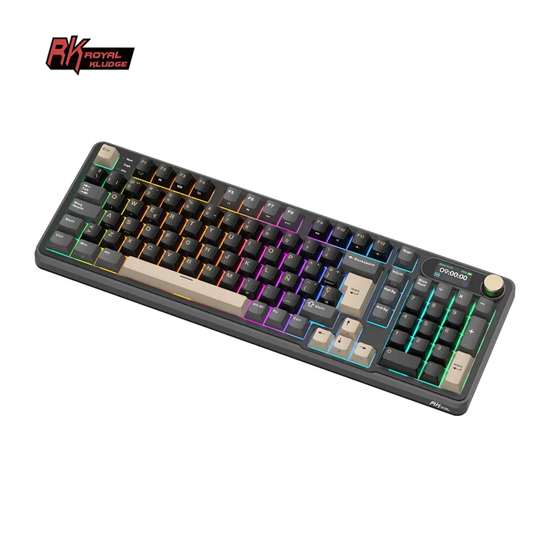 Teclado Royal Kludge Rk S98 Wireless Phantom Sw Beige