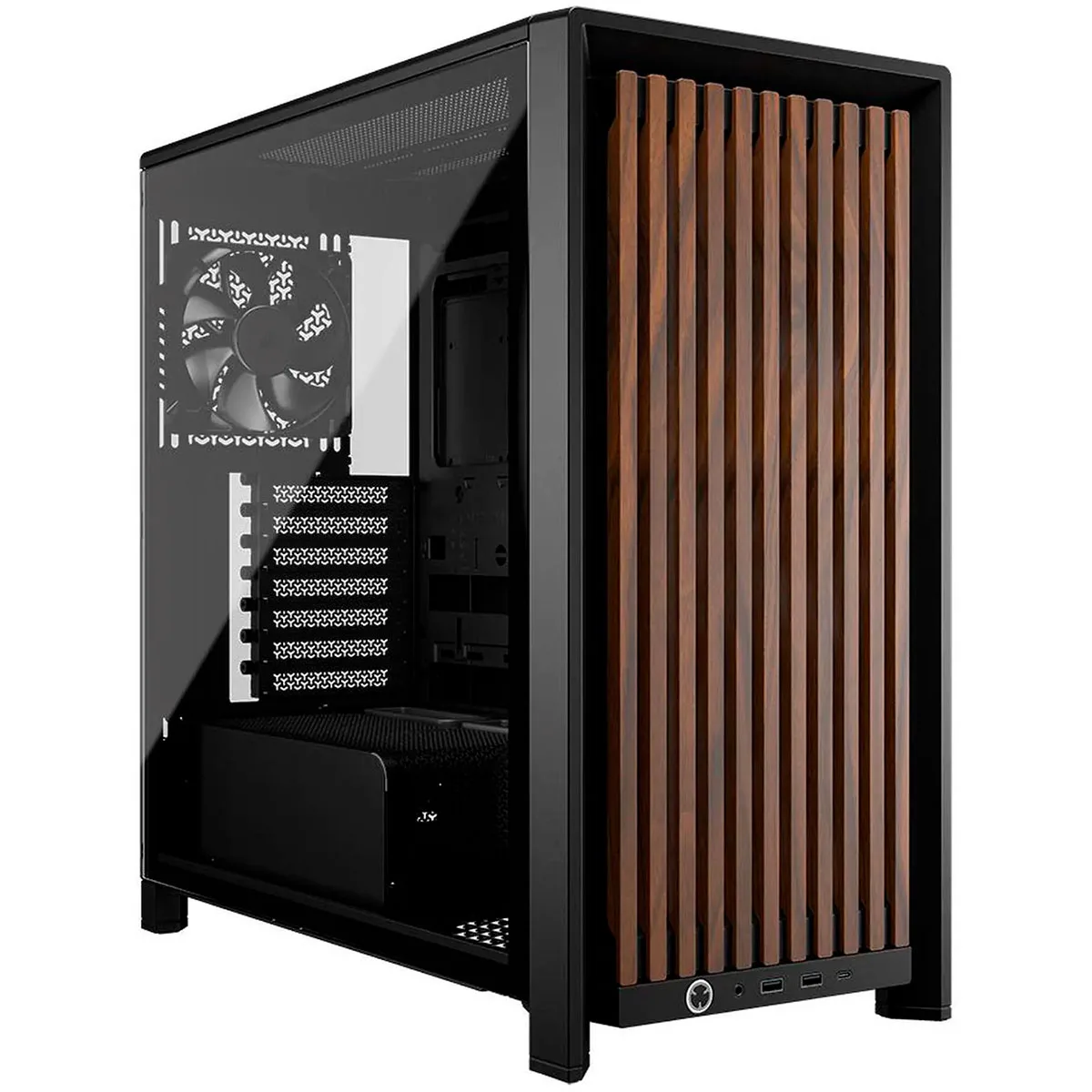 GABINETE FRAME 4000D RS WOOD BLACK CORSAIR