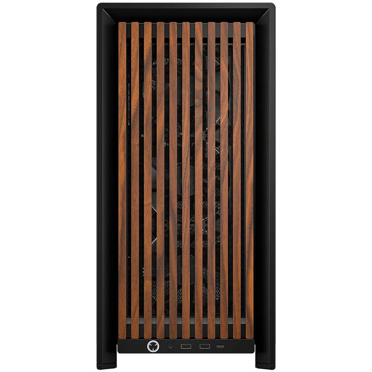 Gabinete Frame 4000d Rs Wood Black Corsair