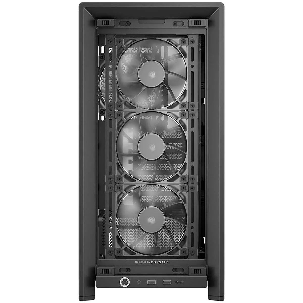 Gabinete Frame 4000d Rs Wood Black Corsair