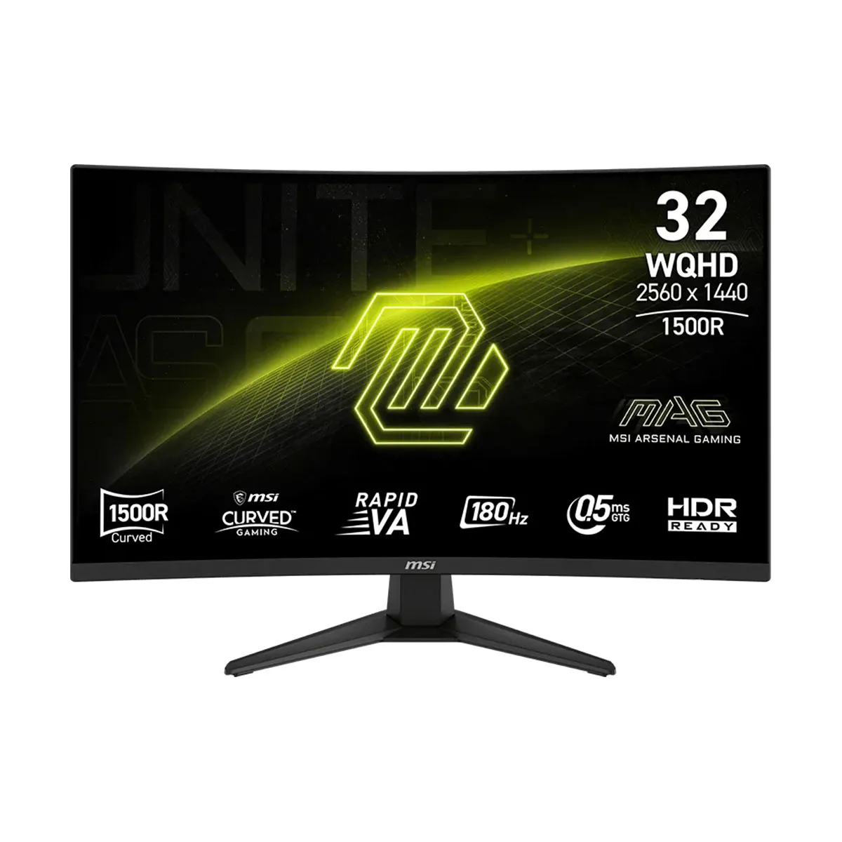 MONITOR 32 180HZ 2K WQHD CURVO 0.5MS MAG 321CQF E18 MSI