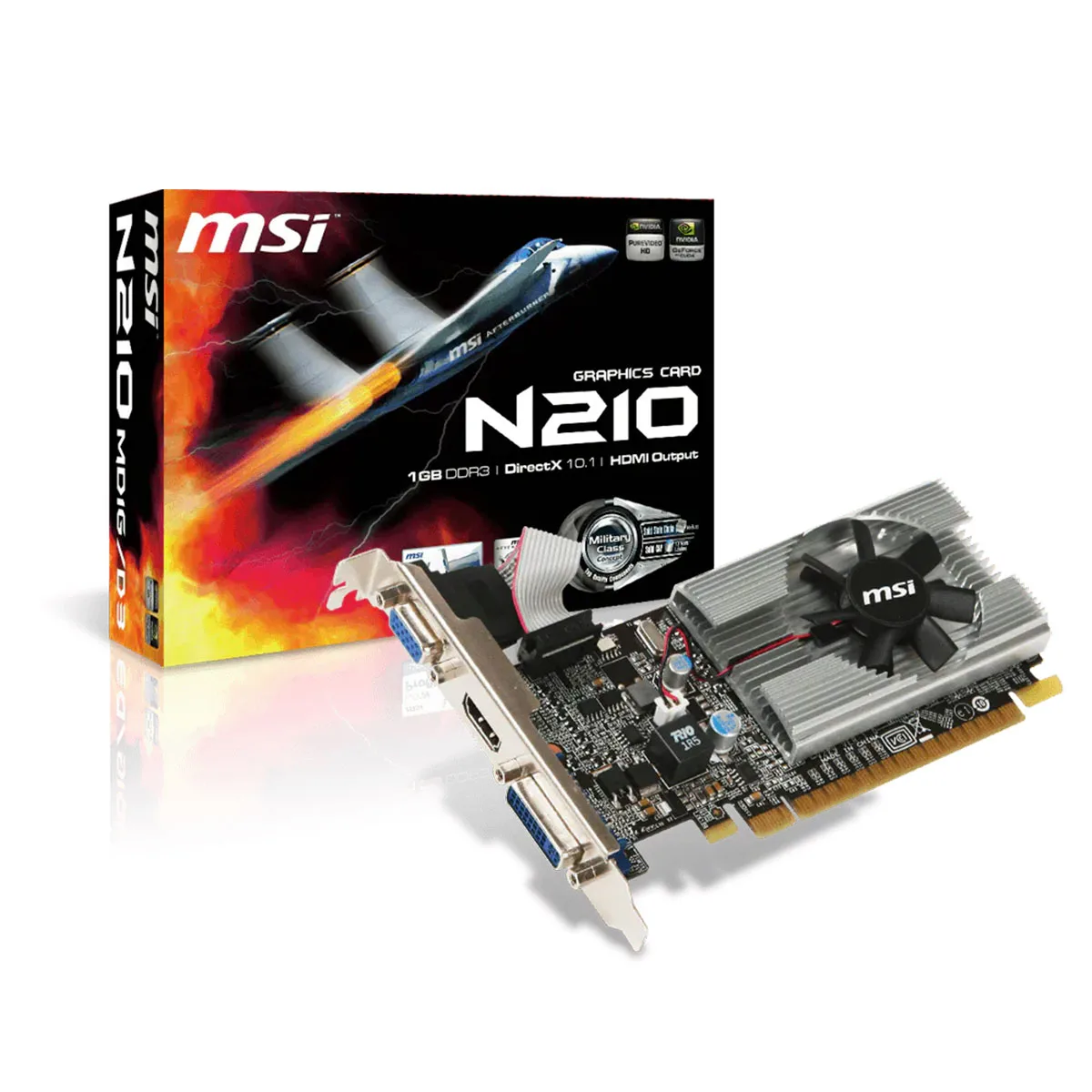 Placa De Video Msi Nvidia Geforce 210 1gb Ddr3