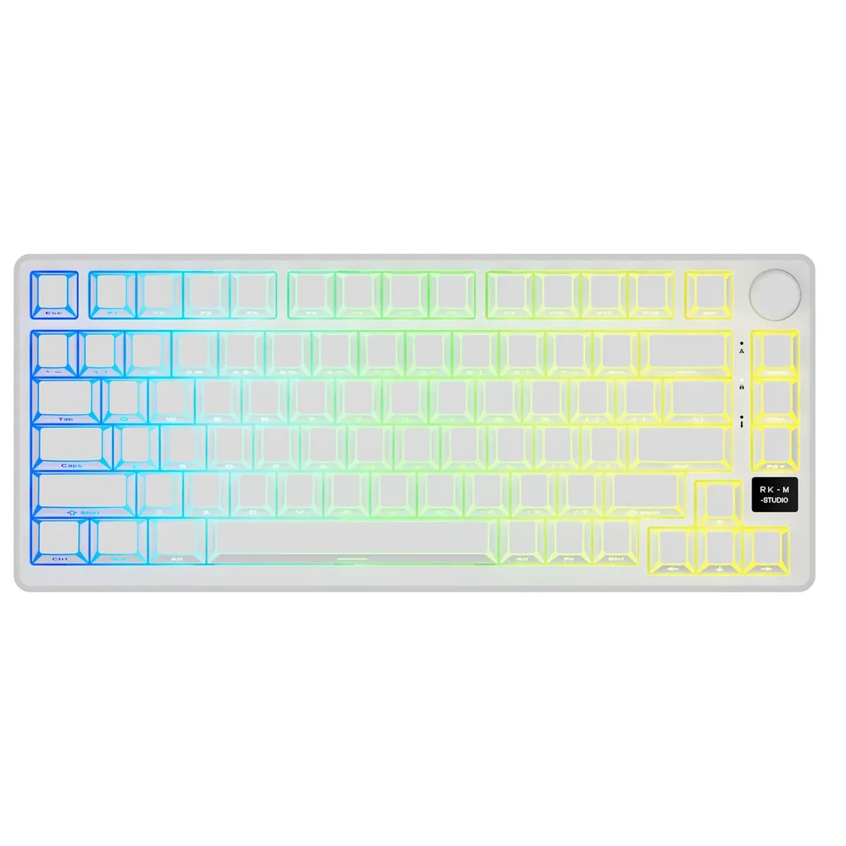 TECLADO ROYAL KLUDGE RK75 HE AURORA FRAME 75 MINT