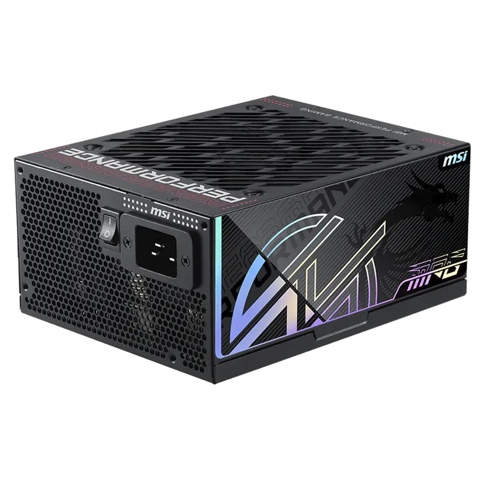 Fuente Mpg Ai1600ts Pcie5 1600w 80+ Titanium Msi