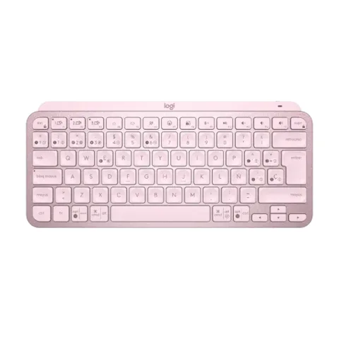 Teclado Mx Keys Mini Wireless Rose Logitech