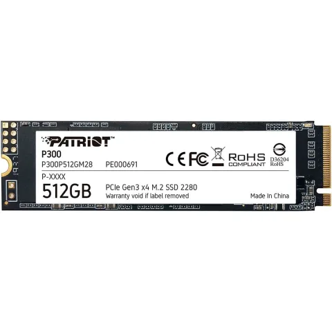 Disco Ssd 512gb M.2 P300 Gen3 Patriot