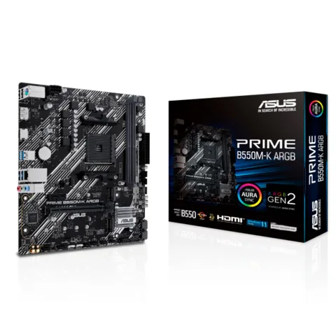 Motherboard Prime B550m-k Argb Asus Am4 Outlet