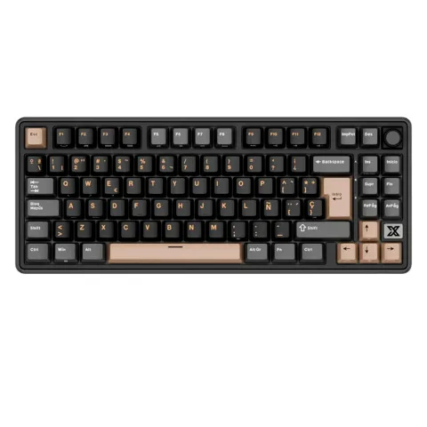 Teclado Royal Kludge X87 Phantom Switch Creamy