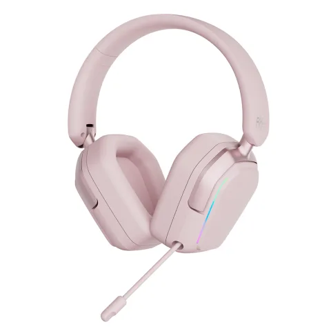 Auricular Wireless Royal Kludge Hg101 Pearl Pink Tri Mode
