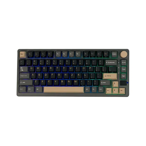 Teclado Royal Kludge Rk M75 Phantom Switch Cream 75