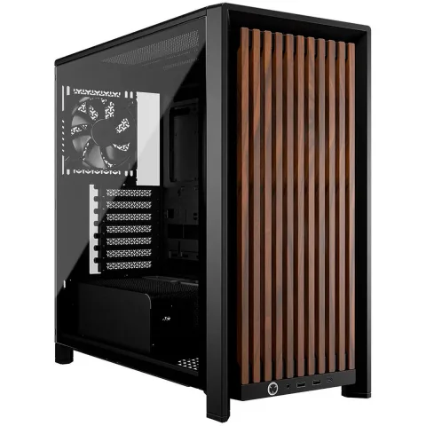 Gabinete Frame 4000d Rs Wood Black Corsair