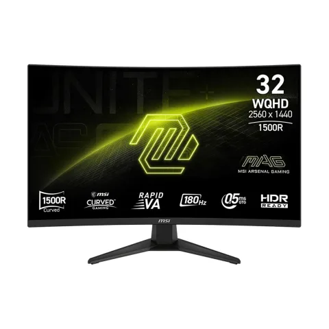 Monitor 32 180hz 2k Wqhd Curvo 0.5ms Mag 321cqf E18 Msi
