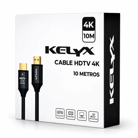 Cable Hdmi 4k 10 Metros Kelyx