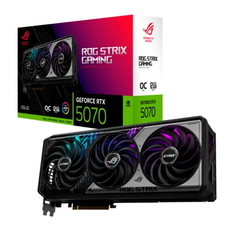 Placa De Video Asus Rog Strix Geforce Rtx 5070 12gb Gddr7 Oc Edition